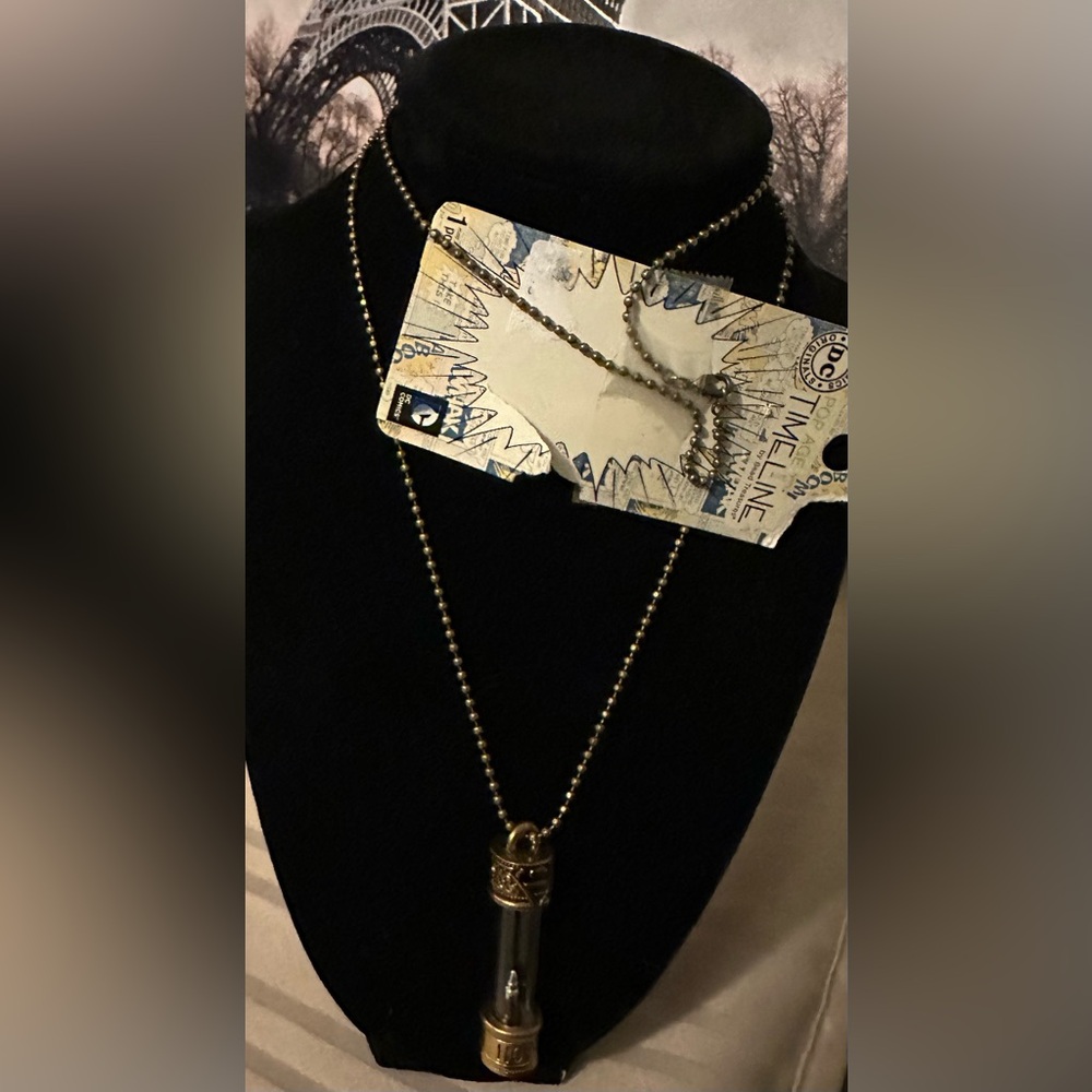 NWT Timeline necklace with Super Man capsule, 16”.